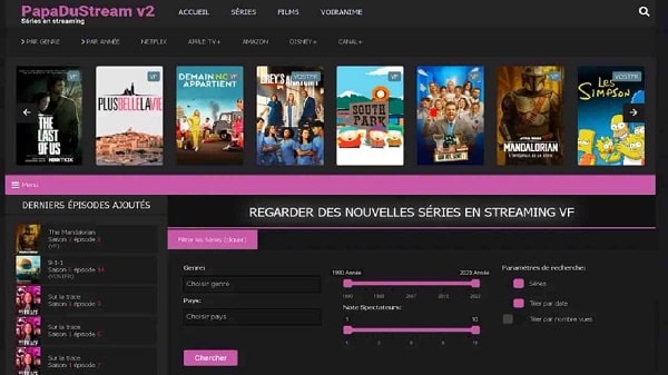 papadustream est votre plateforme de streaming en ligne pour regarder des films, séries et animés en haute qualité, gratuitement et sans inscription. profitez d’un large catalogue mis à jour régulièrement pour satisfaire tous vos goûts.
